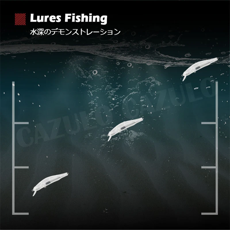 Blank Unpainted Minnow Fishing Accessories Lure Isca Artificial Weights 10-15.5g ABS DIY Sinking Wobblers Seabass Tackle Leurre