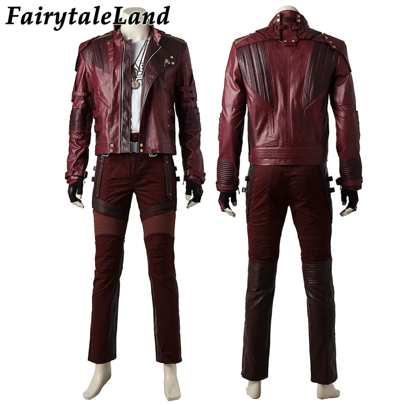 Movie Galaxy 2 Cosplay Superhero Costume Peter Jason Cool Outfit  Fancy Halloween Carnival Clothing With Boots