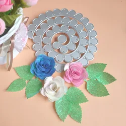 New exquisite spiral flower cutting dies DIY scrapbook, embossed card making, photo album decoration, handmade crafts