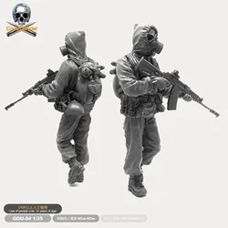 1/35 Resin Figure Russian Special Forces Biochemical Soldier Model Kits Unmounted Gou-04