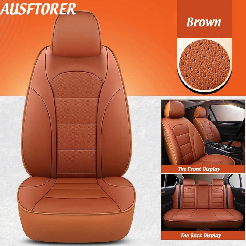 Cowhide & PVC Leather Cover Seat for Toyota PRIUS 2006-2014 Automobiles Seat Cover for Cars Pads Cushions Accessories 15PCS/Set