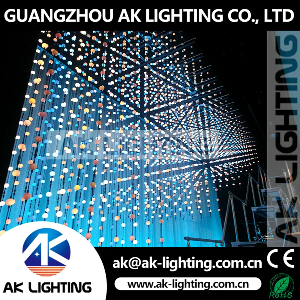 32 pcs MADRIX STRIP LED 3D PIXEL BALL 50mm RGB LED Pixel Module Full Color DMX512 Festoon dream color milky MADRIX BALL