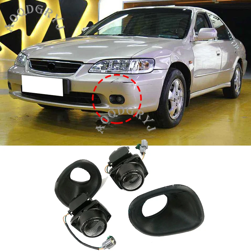 

1 pair Front Bumper Fog Light Lamp For Honda Accord Sedan 1998-2002 Car styling accessories