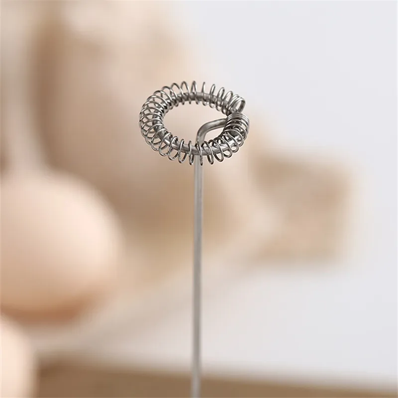 Frullatore elettrico portatile per uso domestico in acciaio inossidabile frusta per latte frullino da cucina multifunzione caffè succo di uovo frullatore per tè al latte