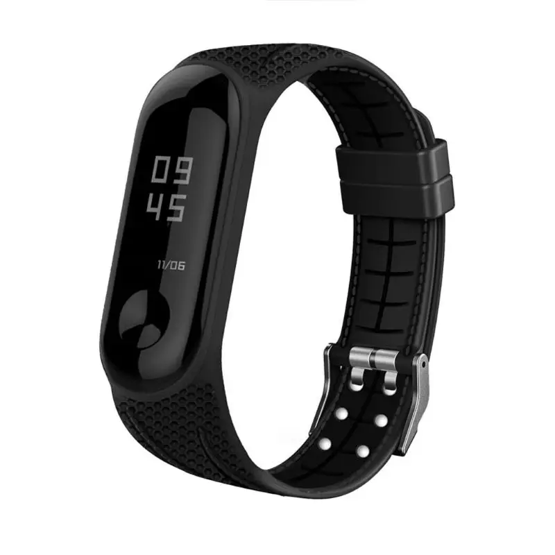 Replacement Honeycomb Silicone Bracelet Watch Band Strap For xiaomi Mi Band 3 4