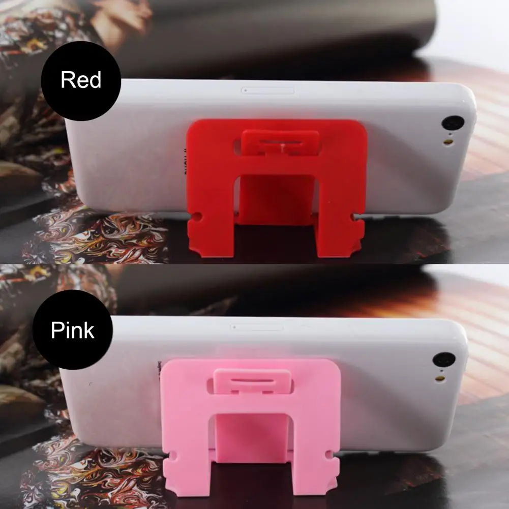 20Pcs Card Type Phone Holder Adjustable Folding Universal Desktop Lazy Bracket