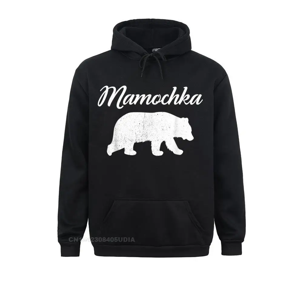 Cool Russian Mom Mama Bear Shirt Mamoshka Mother's Day Gift Men Sweatshirts Cheap Labor Day Long Sleeve Hoodies Clothes