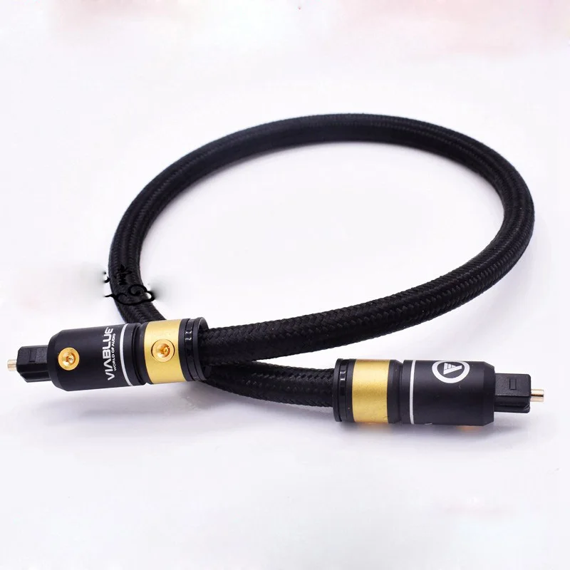 HIFI Audio 4-core ODR Fiber Optic Cables Optical Fiber spdif Cable Professional 5.1 dolby DTS for DAC / Digital Interface