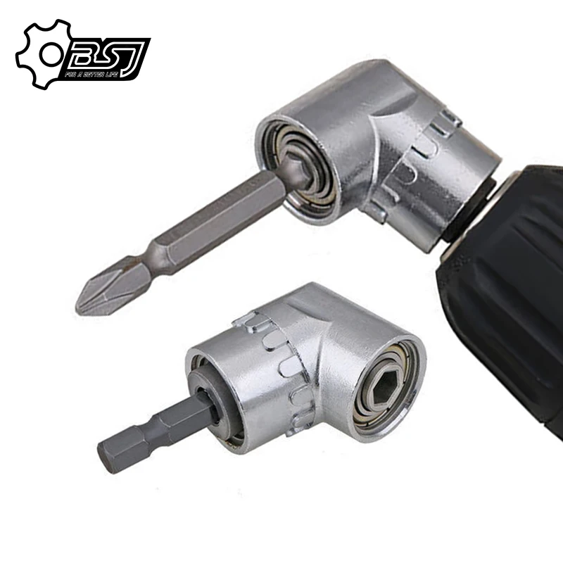 

105 Degree Angle Screw Driver Socket Holder Adapter Adjustable Bits Nozzles for Screwdriver Bit Right Angle Head Screwdriver hot