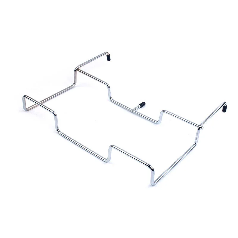Outdoor garbage pylon camping table wire collection stand picnic barbecue shelf kitchen bag