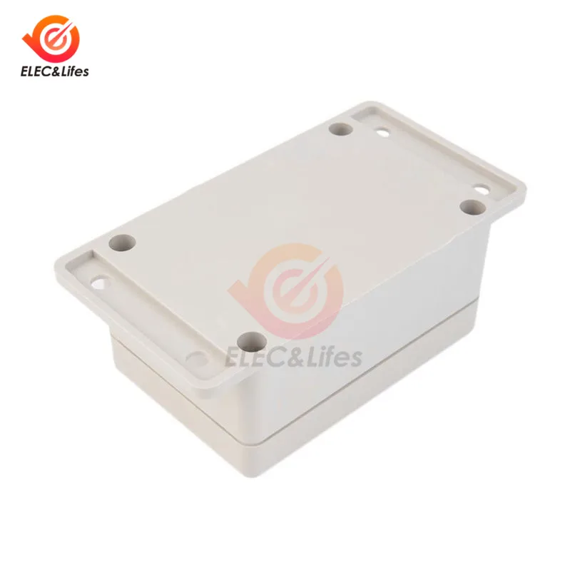 5Pcs 100x68x50mm ABS Plastic Waterproof Electronic Enclosure Project PCB Box Case Shell Electrical Connector