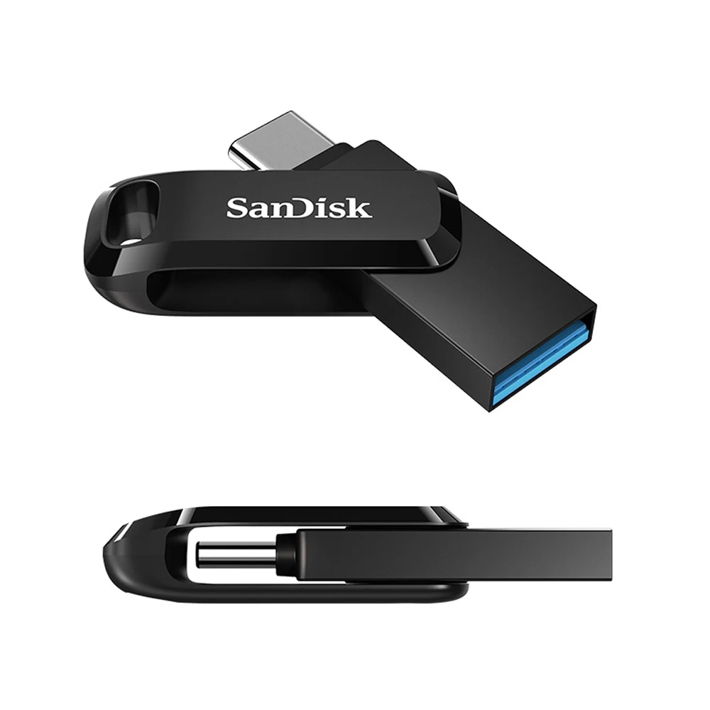 محرك أقراص فلاش USB Type-C من SanDisk-OTG للهاتف الذكي والكمبيوتر المحمول ، قرص U مزدوج للغاية ، USB ، عصا قلم ، ، من من ، إلى 64 جيجابايت ، جيجابايت ، 2 في 1