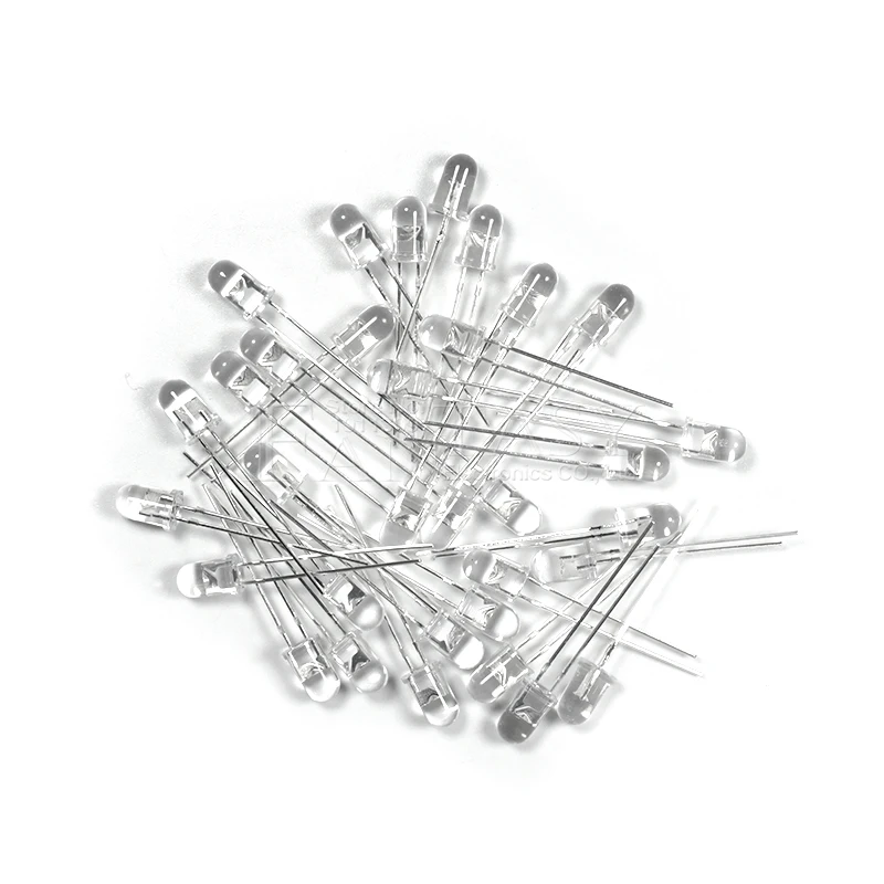 100pcs LED 5mm 940nm IR Infrared Emitting Round Tube Light diode image 2