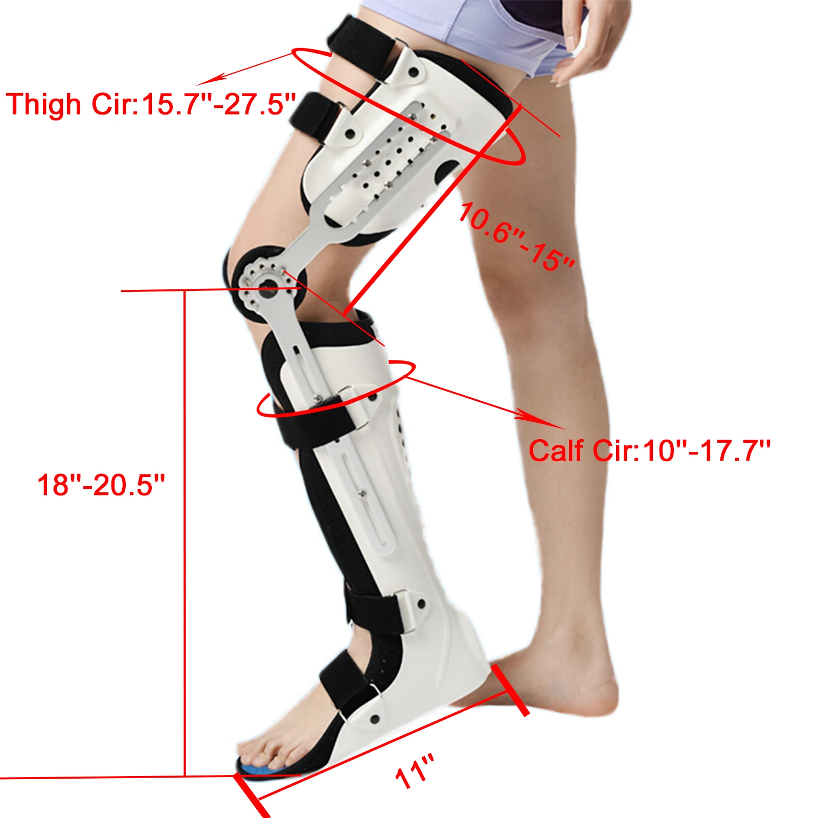 HKJD Knee Ankle Foot KAFO Lower-limb Oorthotic Product Orthotic Orthosis Fracture Support Rehabilitation