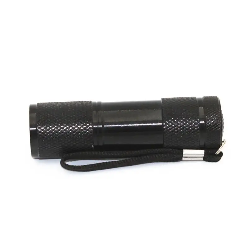 9W UV Resin Curing Lamp Light 9 LED 395nm UV Resin Nail Dryer Blacklight Flashlights Jewelry Tools