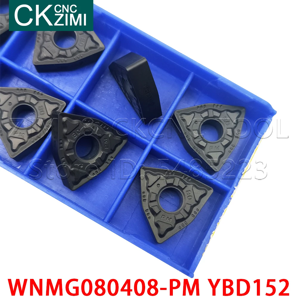 WNMG080408-PM YBD152 كربيد الخارجية تحول أدوات مخرطة أدوات الخشب تحول CNC إدراج أدوات WNMG 080408 للحديد الزهر