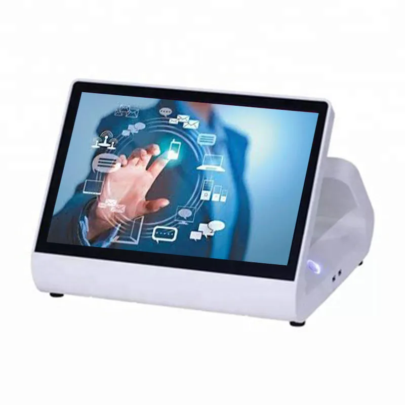 

Stable structure POS machine 12-inch capacitive touch screen 4G RAM 64G hard disk POS terminal with customer display