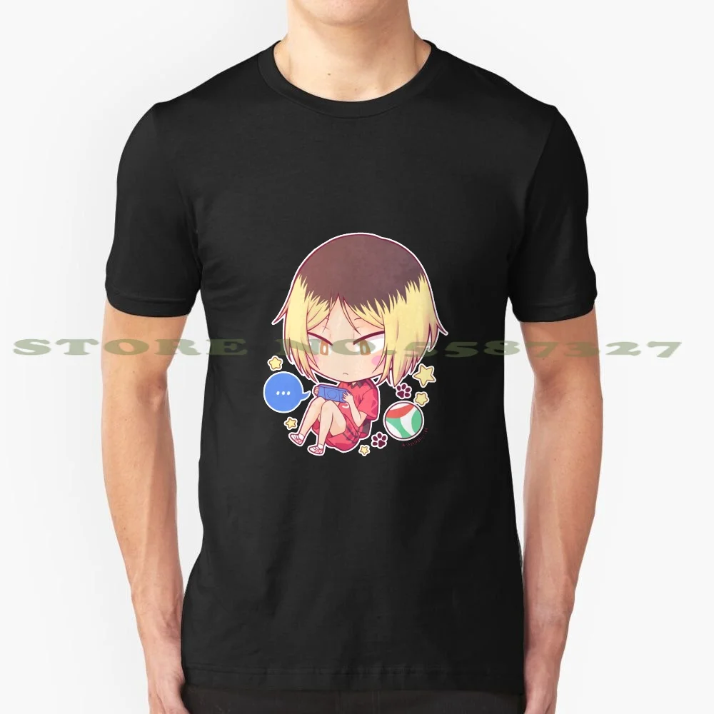 

Kenma Kozume 100% хлопок футболка Kenma Kozume Haikyu Аниме Манга волейбол Nekoma Милая Kawaii Chibi