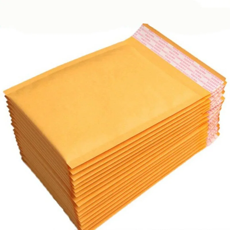 

90x178mm Shipping Poly mailer Post Parcel Bags Universal Envelopes Padded Mailing Kraft Bubble Bag Self Sealing 30pcs