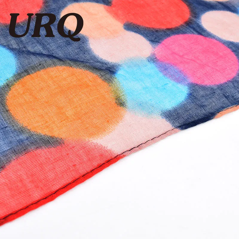 Woman Infinity Scarfs Winter Warm Polka Dot Women Tube scarf Scarves Loop Plumb Scares V8A9567