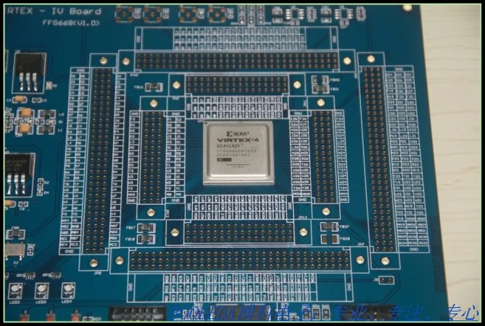 Xilinx Virtex 4 XC4VSX35 Minimal System Development Board Experiment Board