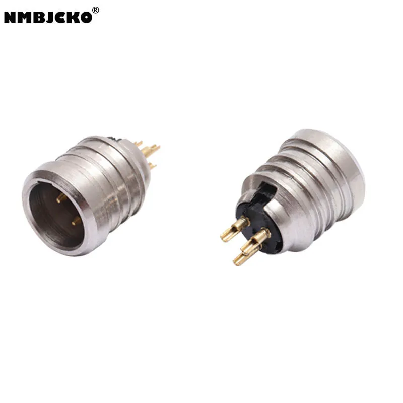 High quality 100pcs/lot mini xlr male Audio Mic connector Mini XLR Connector socket A142