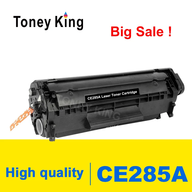 Toney King Toner Cartridge CE285A CE285 285 285a 85a Compatible for HP LaserJet P1102 P1102W P1100  P1102 Printer With Chip