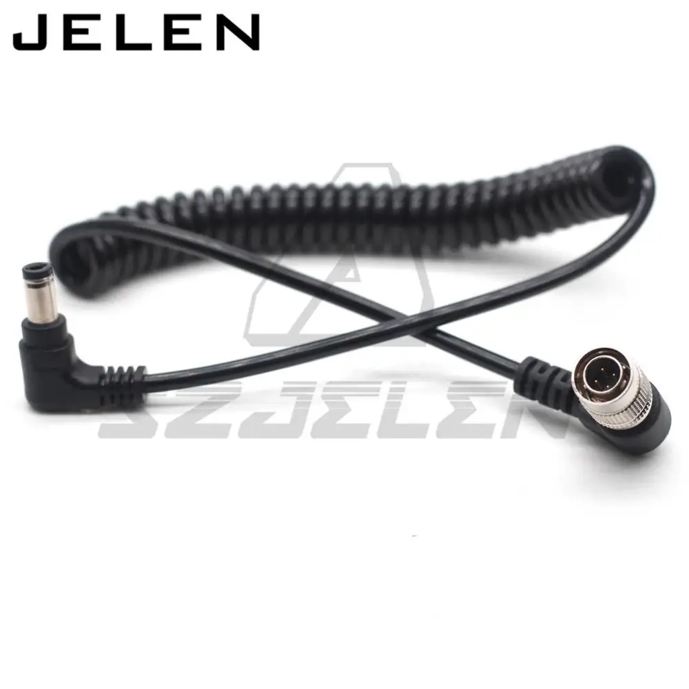 DC2.5 to Hirose 4 pin Right angle elbow plug for Sound Devices 688 633 Zoom F8 Power Cable ZAXCOM