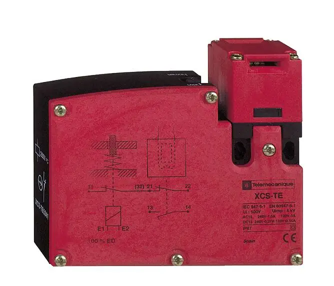 XCSTE5311 Plastic safety switch XCSTE - 1NC + 1NO - slow break - 1 entry tapped M16- 24V