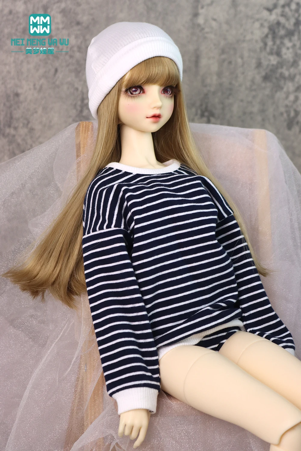 58-60cm 1/3 SD DD Dolls clothes Toys Ball Jointed Doll accessories Fashion sweatshirts, shorts, hats