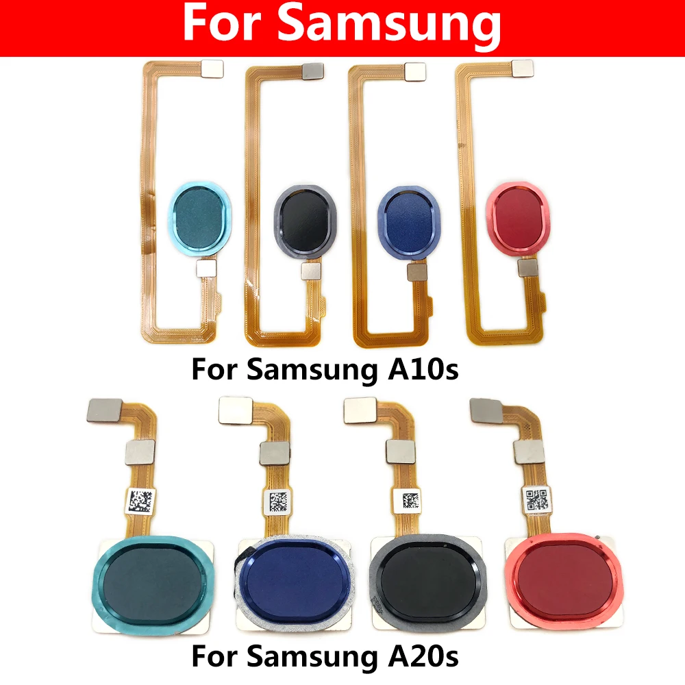 

Fingerprint Sensor For Samsung A10S A107 A107F A20S A207 A207F Home Power Button Fingerprint Menu Return Power Key Flex Cable