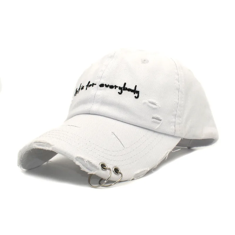 Hochwertige, verstellbare Baseballmütze mit Stickerei und Ring, Outdoor-Sport-Sonnenkappe für Damen und Herren, modische Snapback-Hip-Hop-Hüte – Detail 8