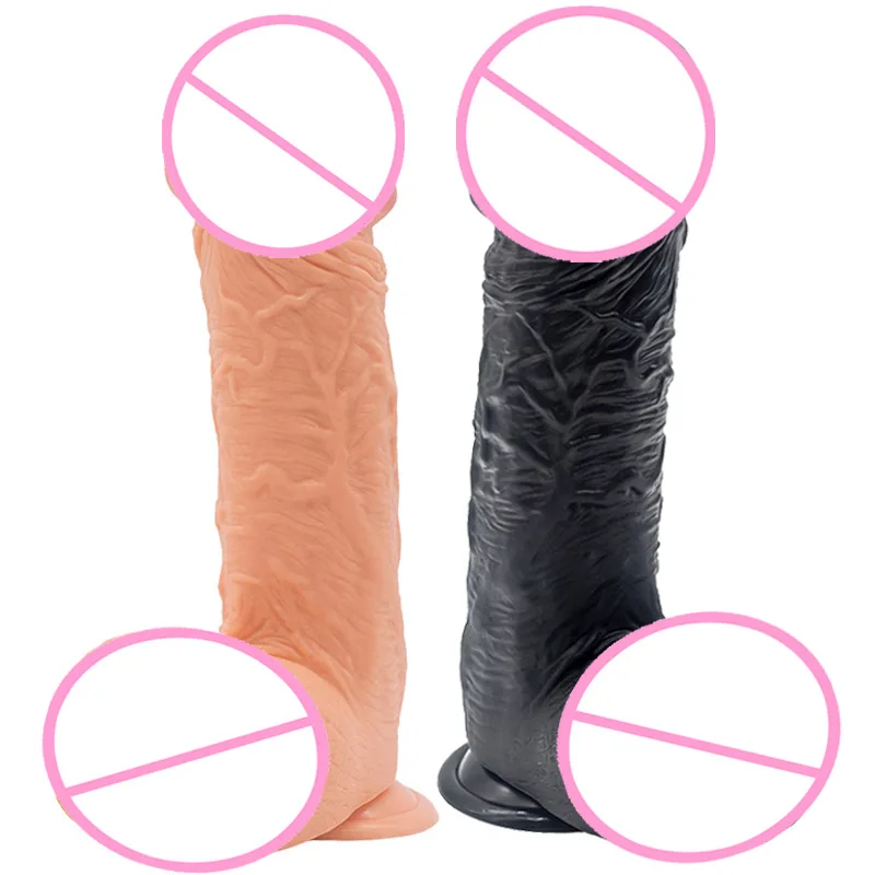 HOWOSEX 29*8.5CM Giant Huge Dildo Super Big Dick with Suction Cup Anal Butt Plug Large Dong Realistic Penis Sex Toys For Women