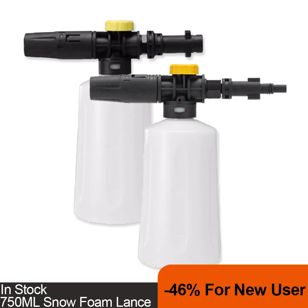 High Pressure Washer Foam Cannon For Lavor 750ML Foam Generator For Karcher K Spray Gun Shampoo Washing Gun For Car Cleaning