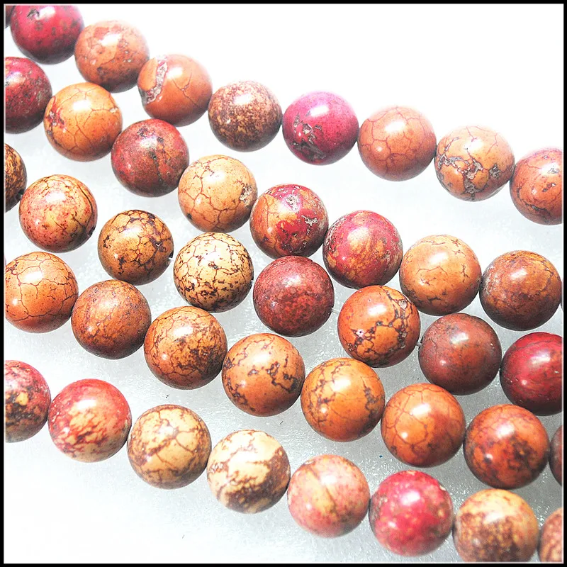 

32PCS Loose Red Turquoise Stone Round Ball 12MM For Women Bracelets Making accessories Top Selling Free Shippings