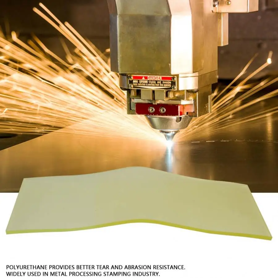 1mm 2mm 3mm Polyurethane Sheet High Quality Polyurethane Sorbothane Sheet Rubber Chemical Resistance Yellow
