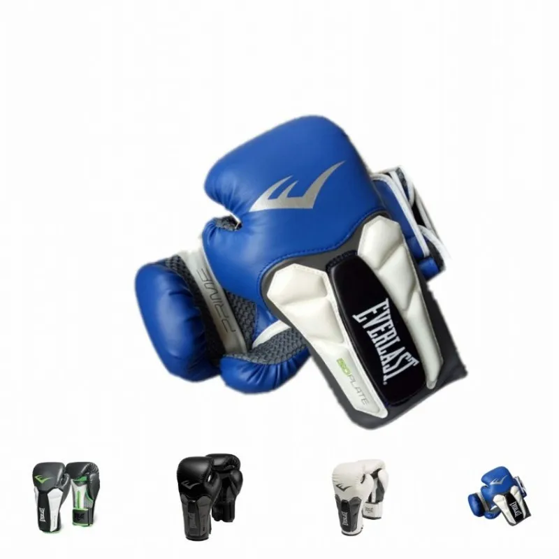 New design adult lady / men boxing gloves leather MMA Muay Thai boxer De Luva Mitts Sanda Equipments 10 12 14 16OZ boks