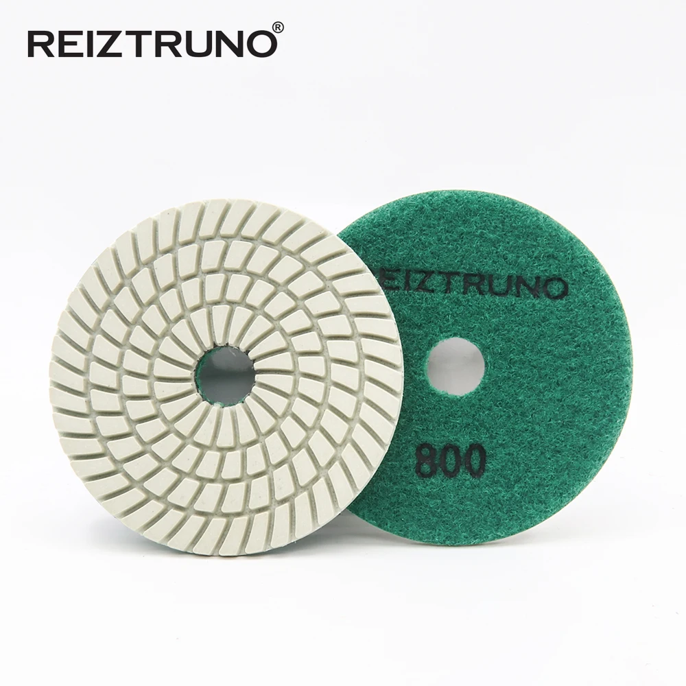 Reiztruno 3 "/4"/5 "แผ่นขัดเปียกสำหรับขัดหินอ่อนหินแกรนิต,ควอตซ์,resin Abrasive Disc บดล้อสำหรับเครื่องบด,ใช้เปียก