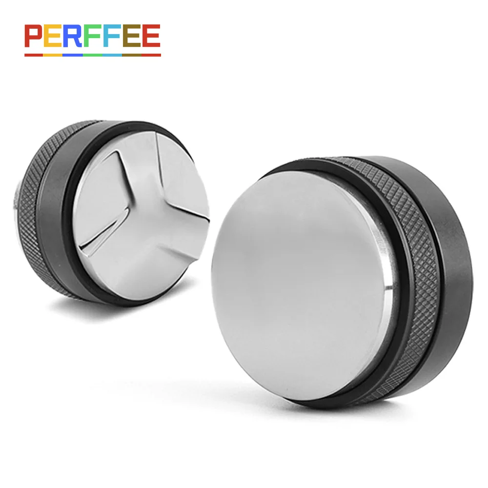 Distribuidor De Café Tamper Palmas De Café Ajustável Portafilter Nivelador 3 Inclinações Angulares Tapete De Tamper Calibrado Ferramenta De Barista 51/53/58mm