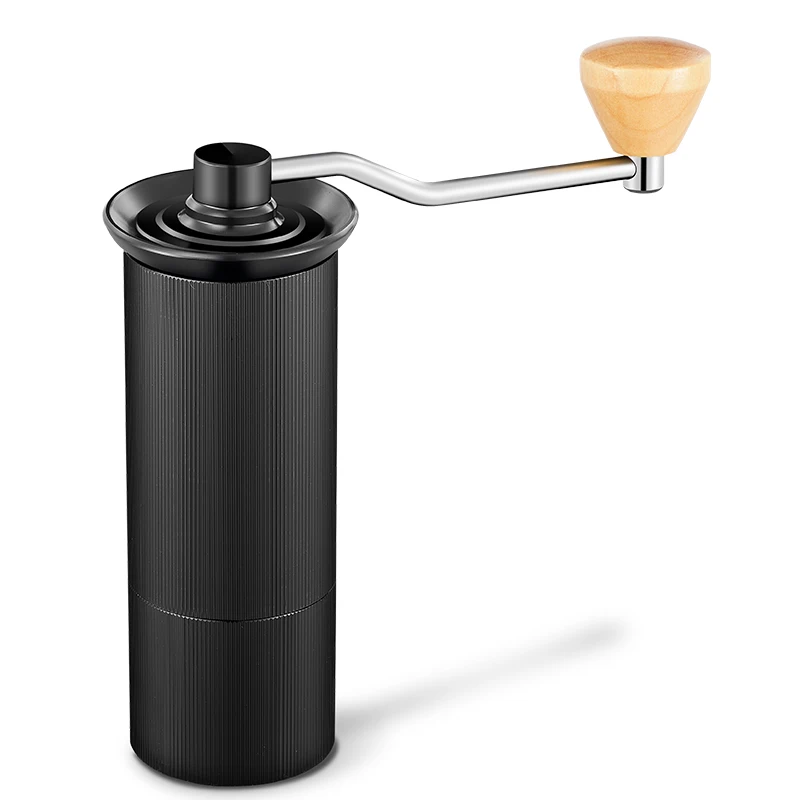 HAANZHALL 50MM  Manual Coffee grinder Stainless steel Burr grinder Conical Coffe bean miller Manual Coffee Milling machine