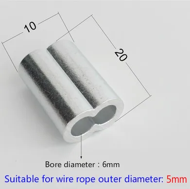 Wire Locks Stainless Steel Rings Joints, Double Hole Attachment Sleeves, Iron Chains, Metal Buckle, Gym, DIY, Homemade Accessor