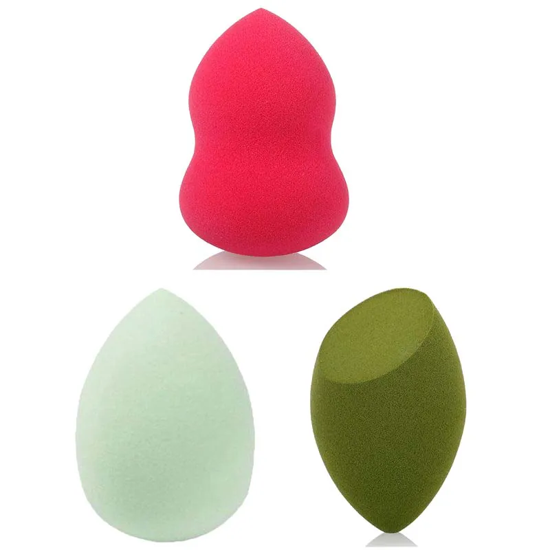 1-3 PCS Makeup Sponges Makeup Beauty Foundation Blender Sponge for Liquid Creams Powders Face Cosmetics Multi-color 40X60mm