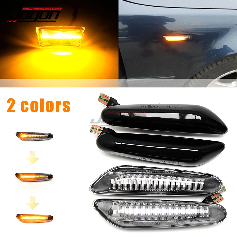 For BMW E81 E82 E87 E88 E90 E91 E92 E93 E60 E61 X1 E84 X3 E83 Side Fender Warning Indicator LED Dynamic Turn Signal Light Marker