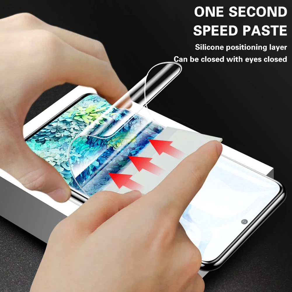 999D Screen Protector Film For Samsung Galaxy S10 S8 S9 Plus S20 Ultra Hydrogel Soft Film on Note 10 Plus 8 9 20 Ultra Not Glass