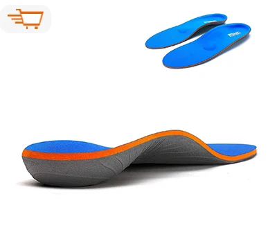 Orthopädische Sporteinlagen mit hoher Fußgewölbestütze für Plantarfasziitis und Plattfüße – Einlegesohlen für Herren und Damen Sneaker – Detail 22