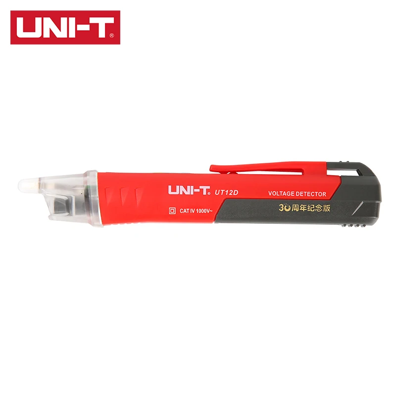 UNI-T UT12D Voltage Sensitivity Electric Compact Pen AC Voltage Range 24V~1000V NCV Two-color Indicator Light CAT IV 1000V