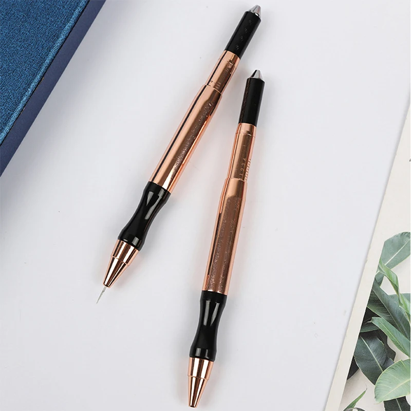 

Manual 3D Eyebrow Tattoo Tool Microblading Pen Permanent Makeup Supplies Gun Stainless steel Machine Pen with Tattoo Needles