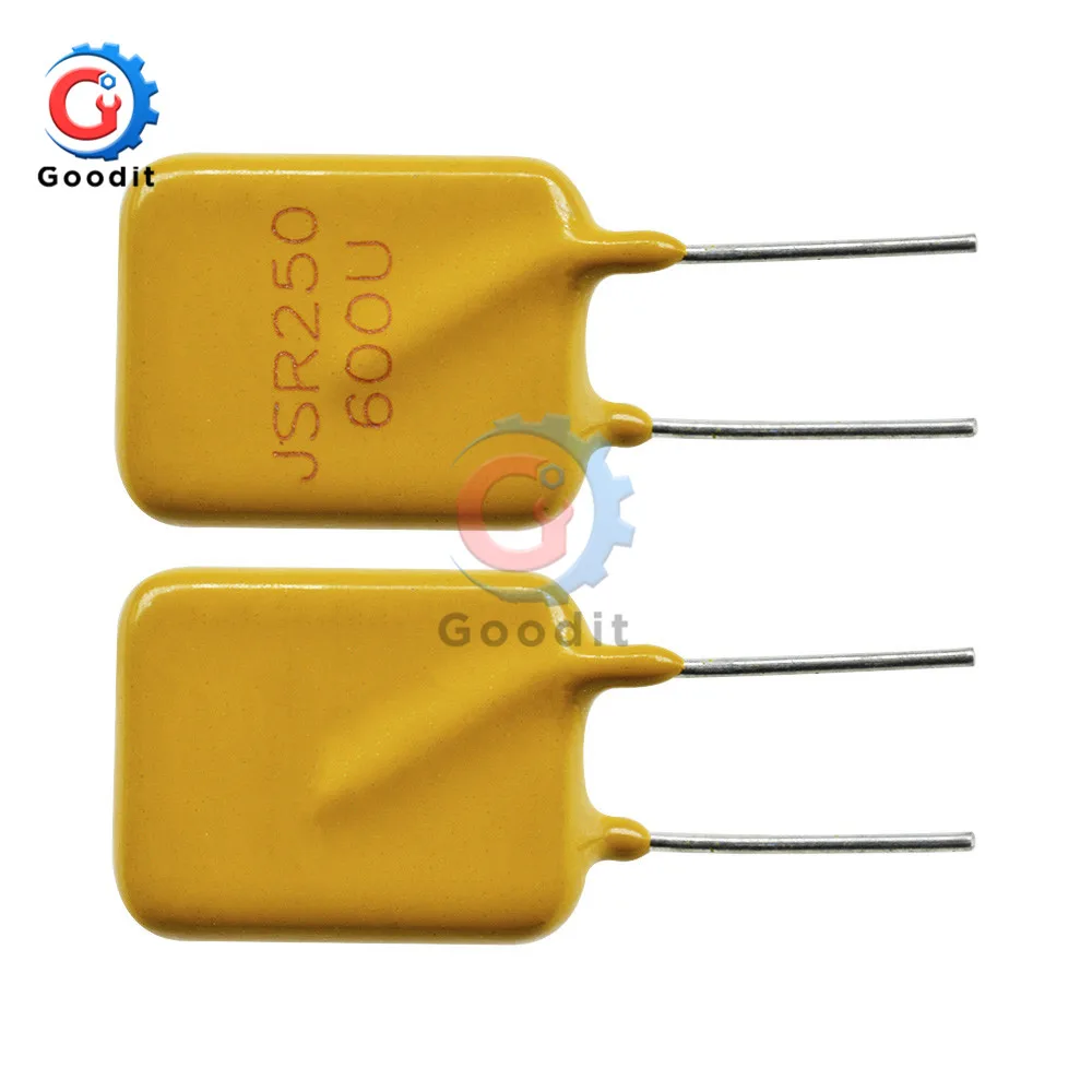 10Pcs 0.65A 250V 650mA PolySwitch Resettable Fuse Poly Switch Fuse Polyfuse