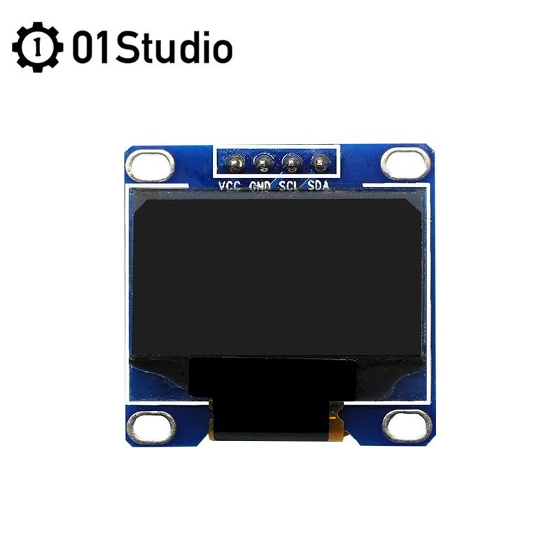 0.9 Inch OLED Display White on Black I2C Port Pyboard/MicroPython Programming Development