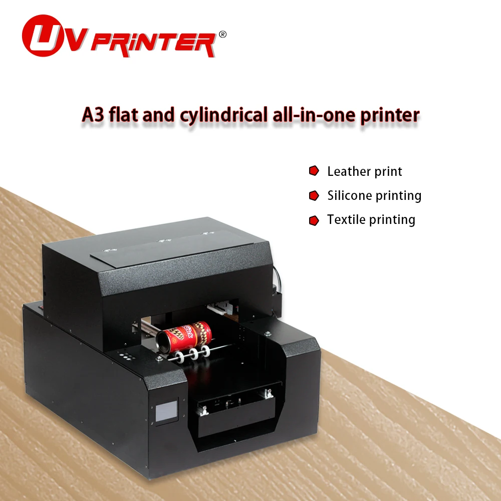 

3D embossed DIY pattern colorful printer touch control one-key printing for clothing/business card/glass printing